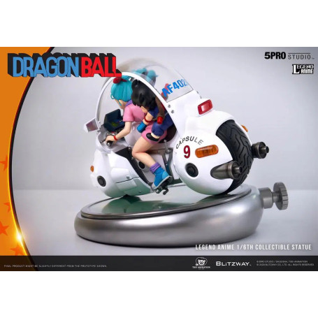 Blitzway X 5Pro Studio - Dragon Ball Bulma's Capsule No.9 Bike Statue 1/6