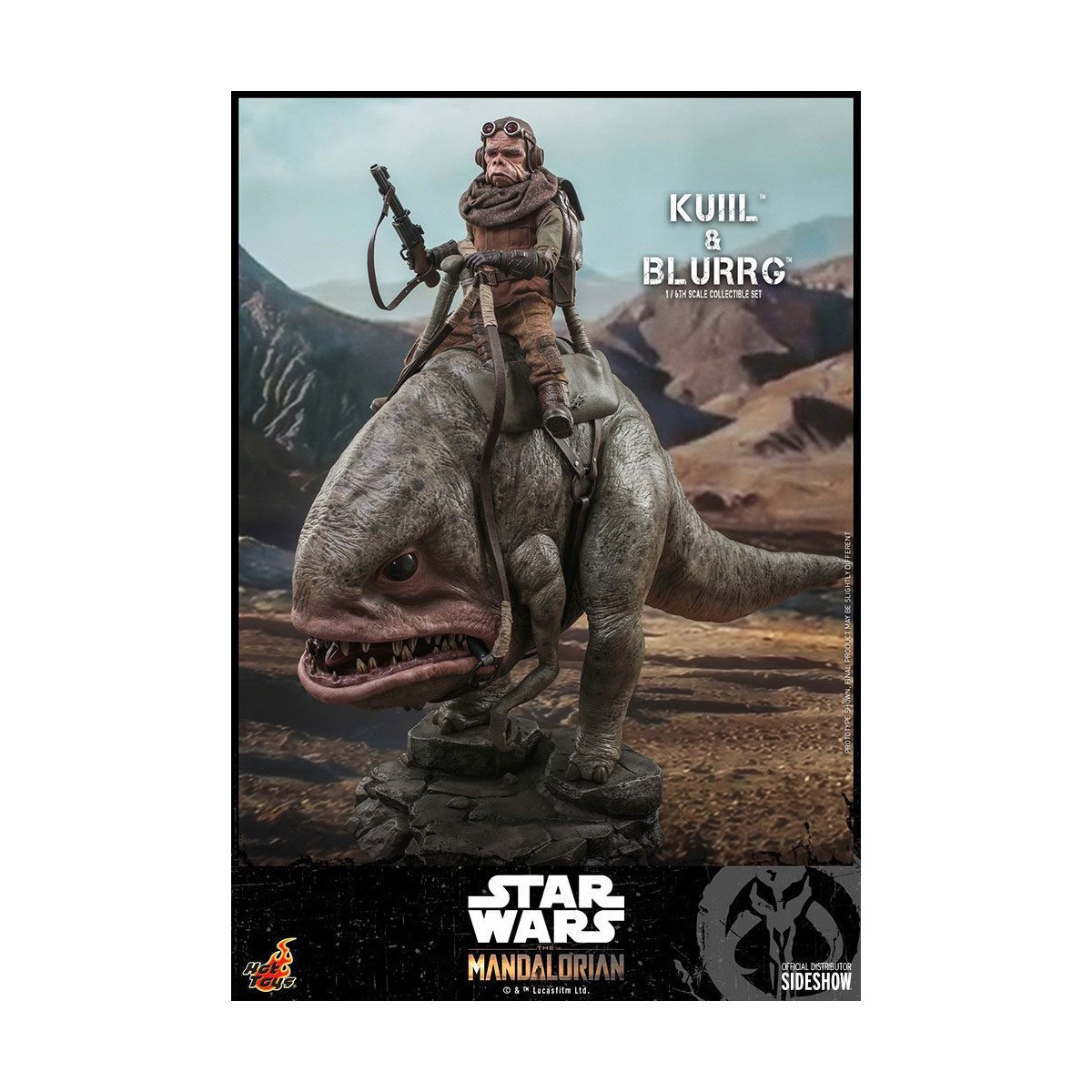 Hot Toys Star Wars - Kuiil and Blurrg - The Mandalorian