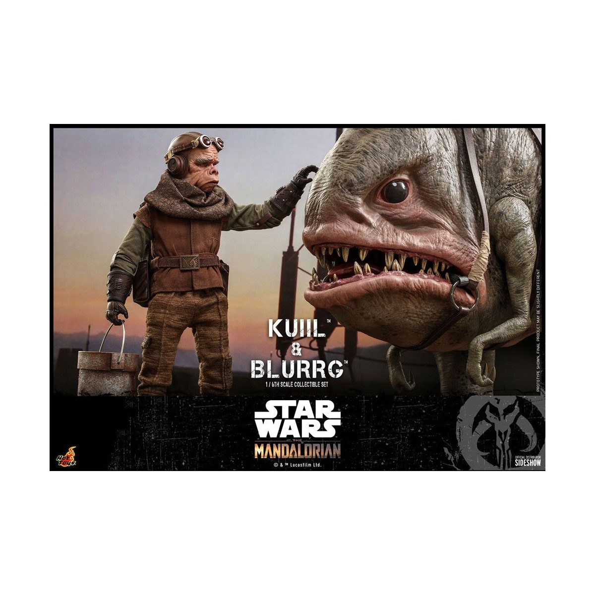 Hot Toys Star Wars - Kuiil and Blurrg - The Mandalorian