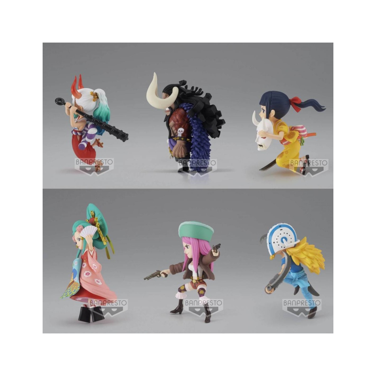 Banpresto One Piece - WCF The Great Pirates 100 Landscapes Vol. 8 - Serie von 6 Figuren