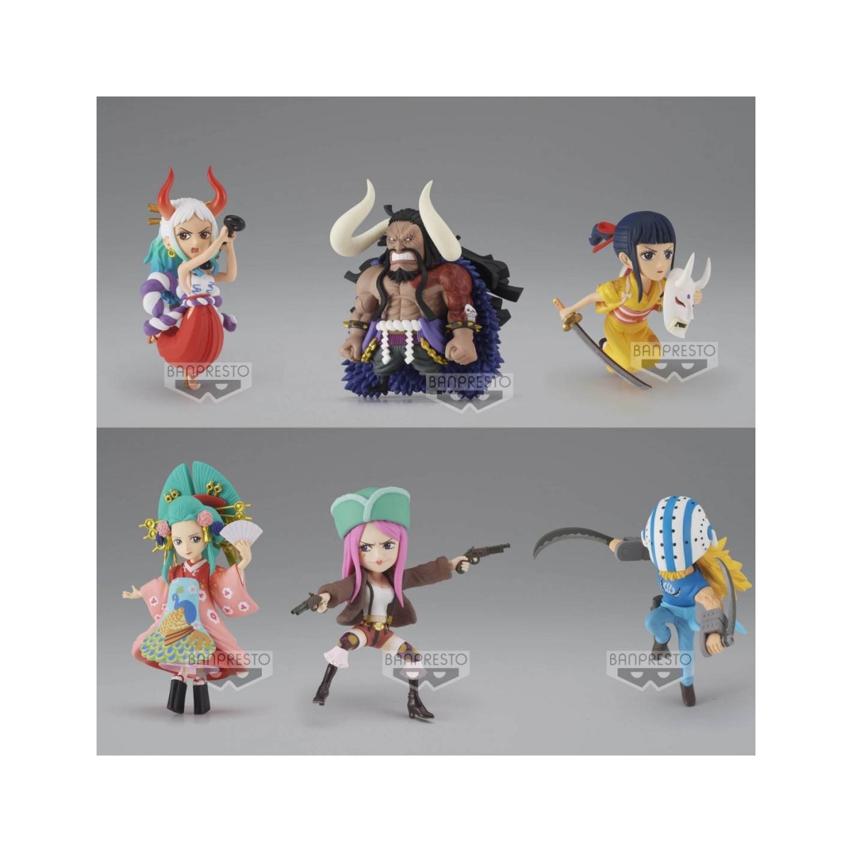 Banpresto One Piece - WCF The Great Pirates 100 Landscapes Vol. 8 - Serie von 6 Figuren
