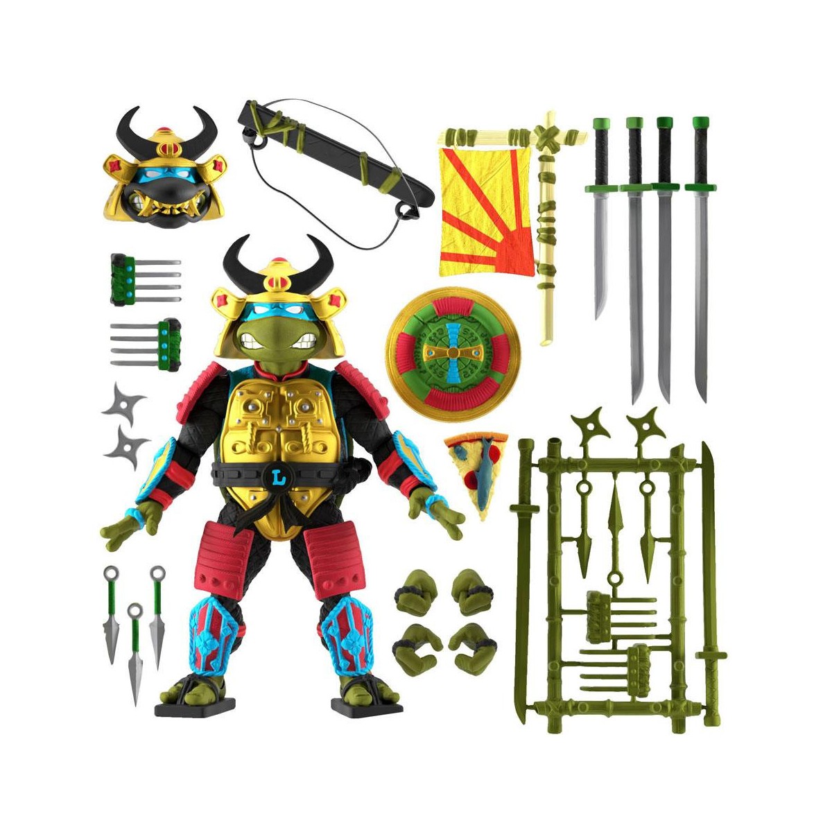 Super 7 - TMNT - Ultimates LEO THE SEWER SAMURAI - Teenage Mutant Ninja Turtles