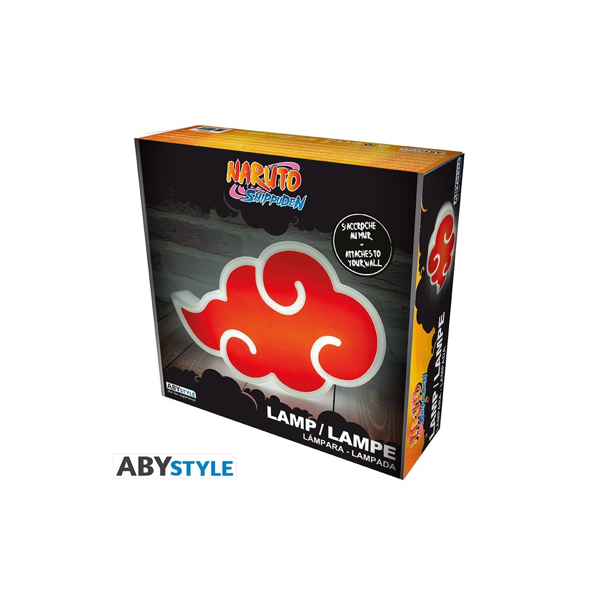 ABYstyle - NARUTO SHIPPUDEN - Lampe - Akatsuki-Wolke