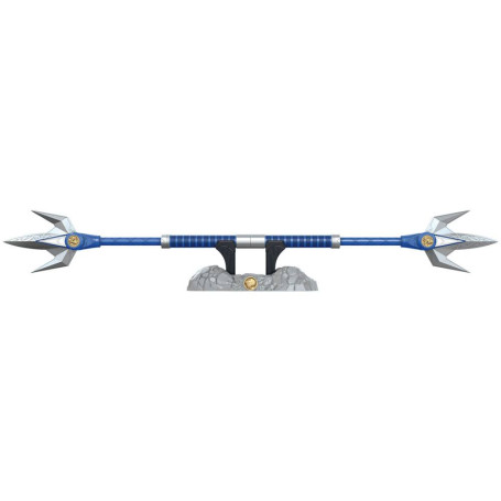 Hasbro - BLUE RANGER POWER LANCER 1:1 - Mighty Morphin Power Rangers Lightning Collection