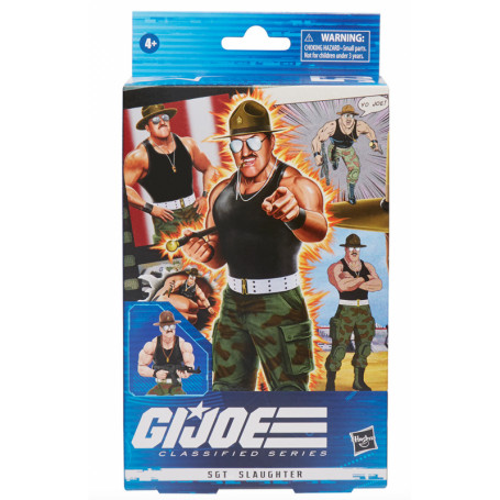 Hasbro G.I.JOE Classified Serie - Sgt. Slaughter SDCC 2022 Exclusive