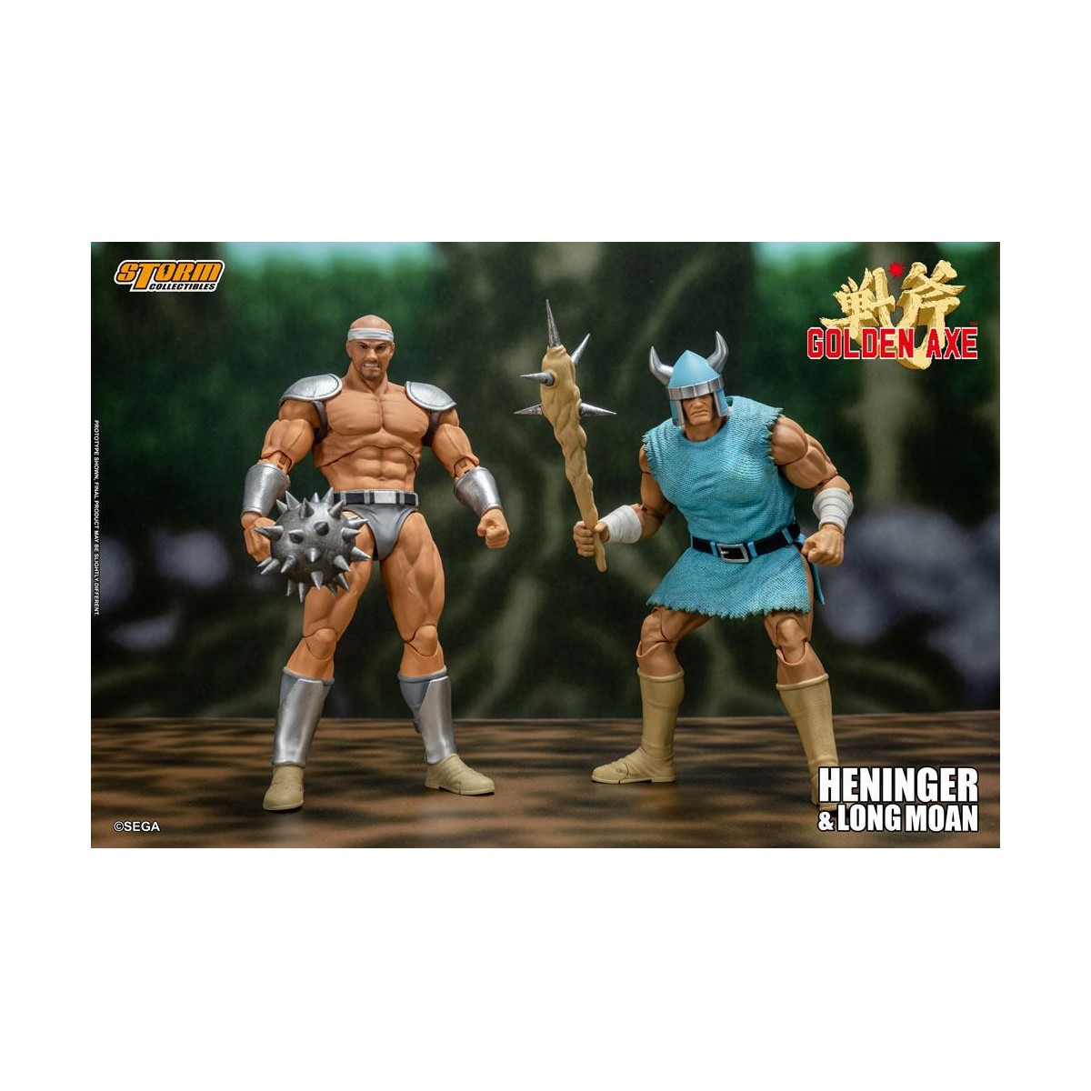 Storm Collectibles - Golden Axe - Pack 2 Figuren Heninger & Long Moan 1/12