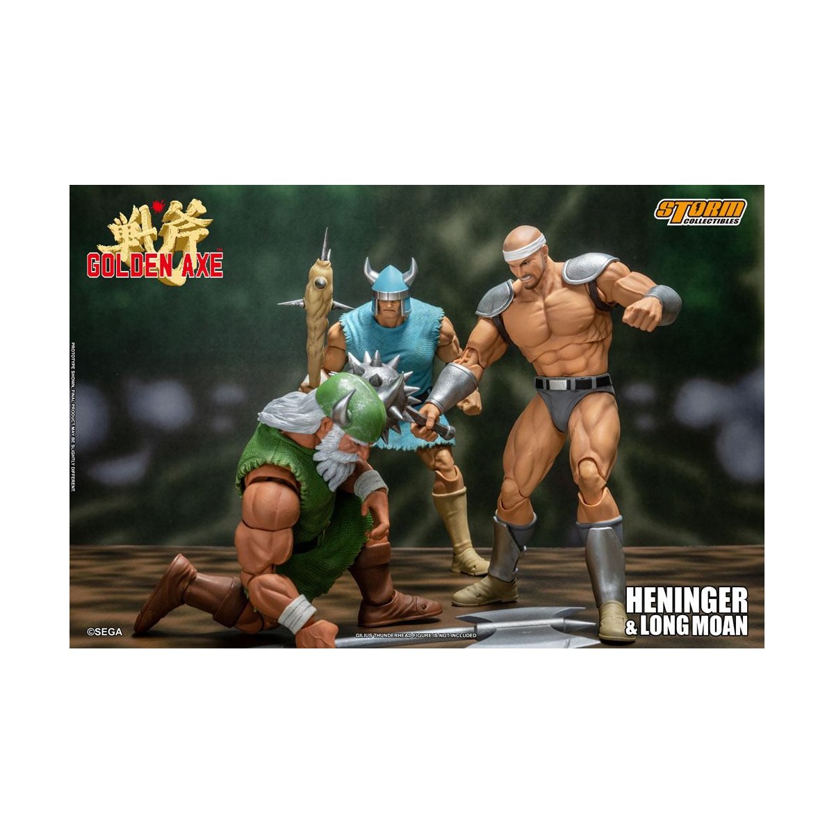 Storm Collectibles - Golden Axe - Pack 2 Figuren Heninger & Long Moan 1/12