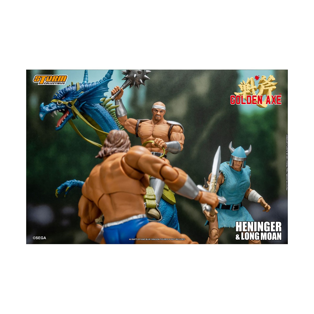 Storm Collectibles - Golden Axe - Pack 2 Figuren Heninger & Long Moan 1/12