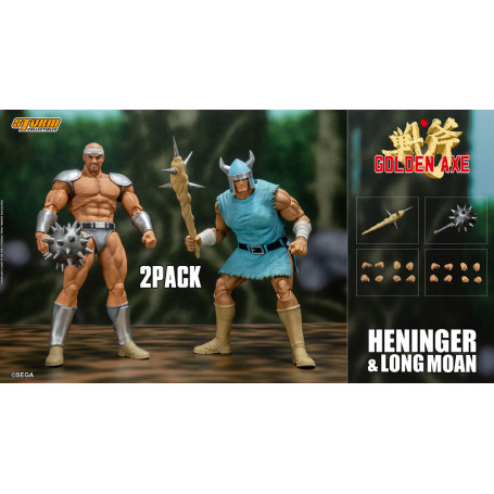 Storm Collectibles - Golden Axe - Pack 2 Figuren Heninger & Long Moan 1/12