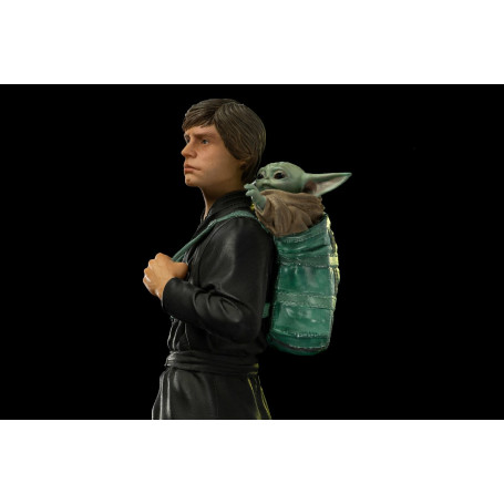 IRON STUDIOS - Luke Skywalker and Grogu Training 1:10 BDS Art Scale 1/10 - Star Wars The Book of Boba Fett