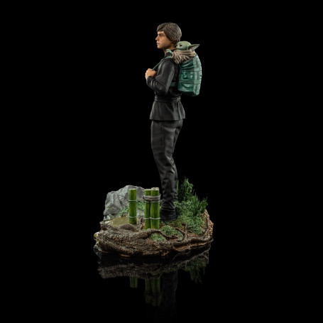 IRON STUDIOS - Luke Skywalker and Grogu Training 1:10 BDS Art Scale 1/10 - Star Wars The Book of Boba Fett