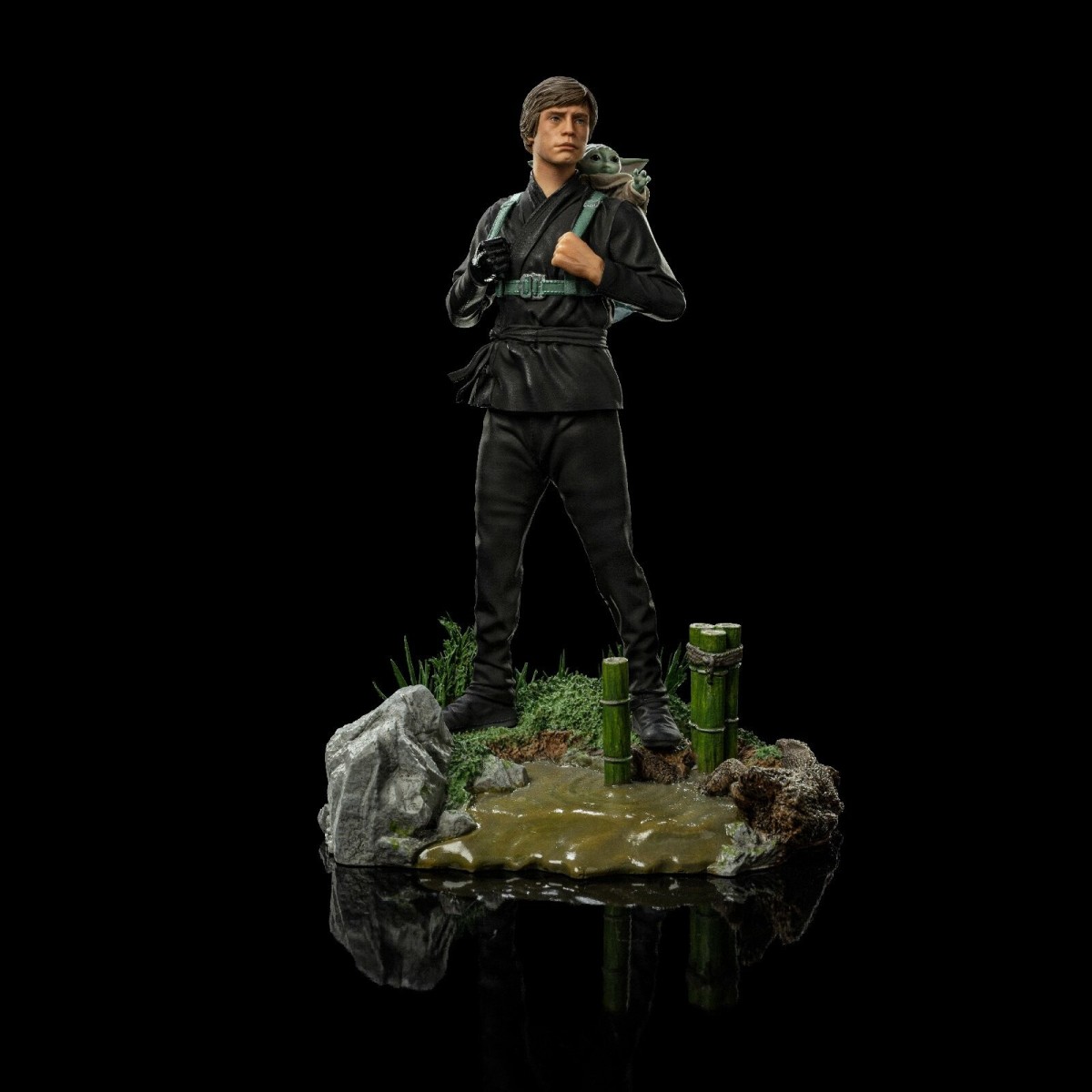 IRON STUDIOS - Luke Skywalker and Grogu Training 1:10 BDS Art Scale 1/10 - Star Wars The Book of Boba Fett