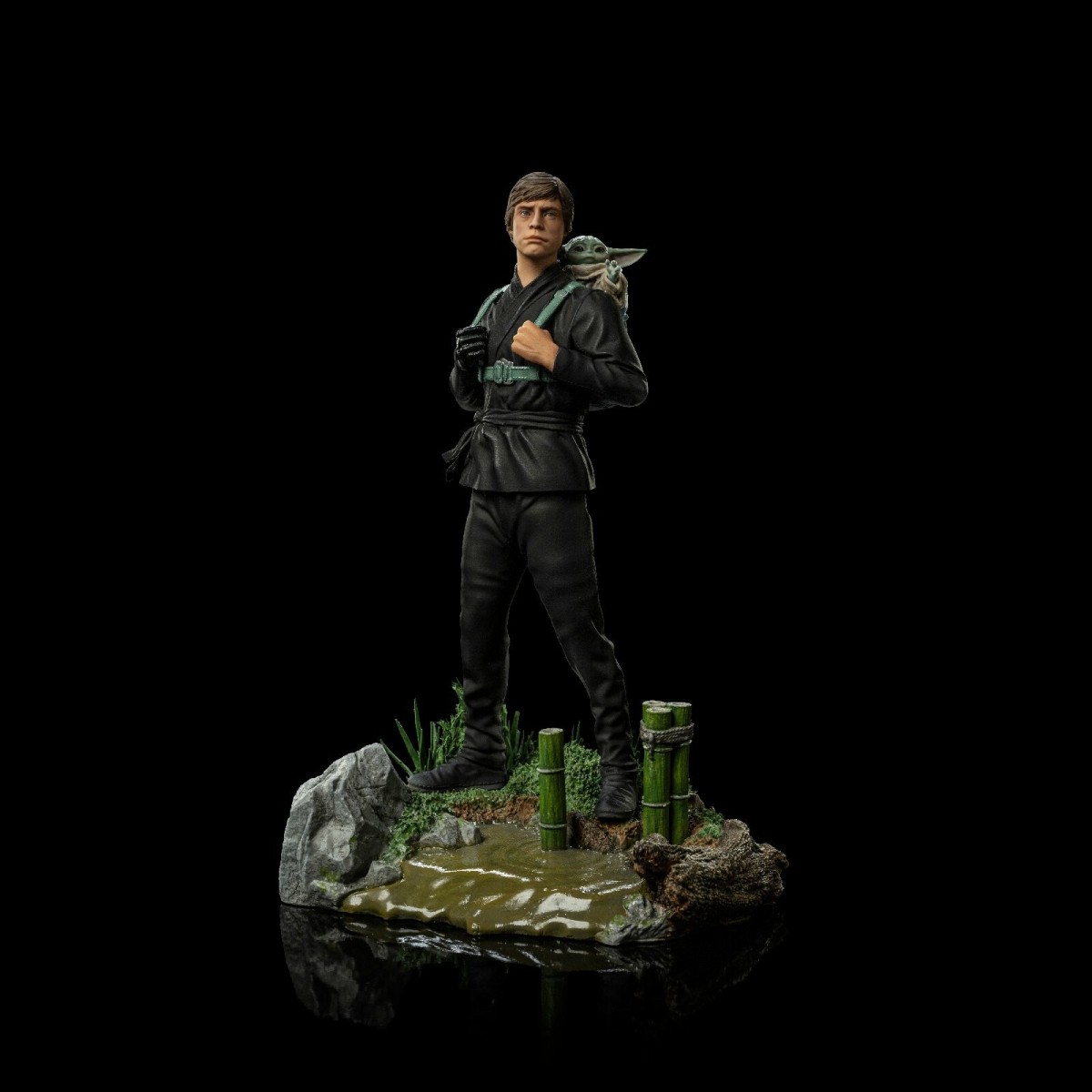 IRON STUDIOS - Luke Skywalker and Grogu Training 1:10 BDS Art Scale 1/10 - Star Wars The Book of Boba Fett