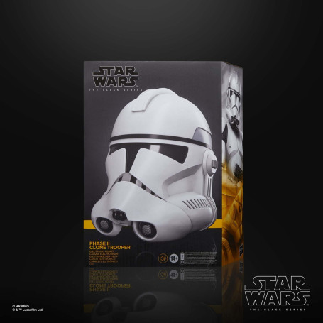 Hasbro - Elektronischer Premium-Helm Phase II Clone Trooper - Star Wars Black Series