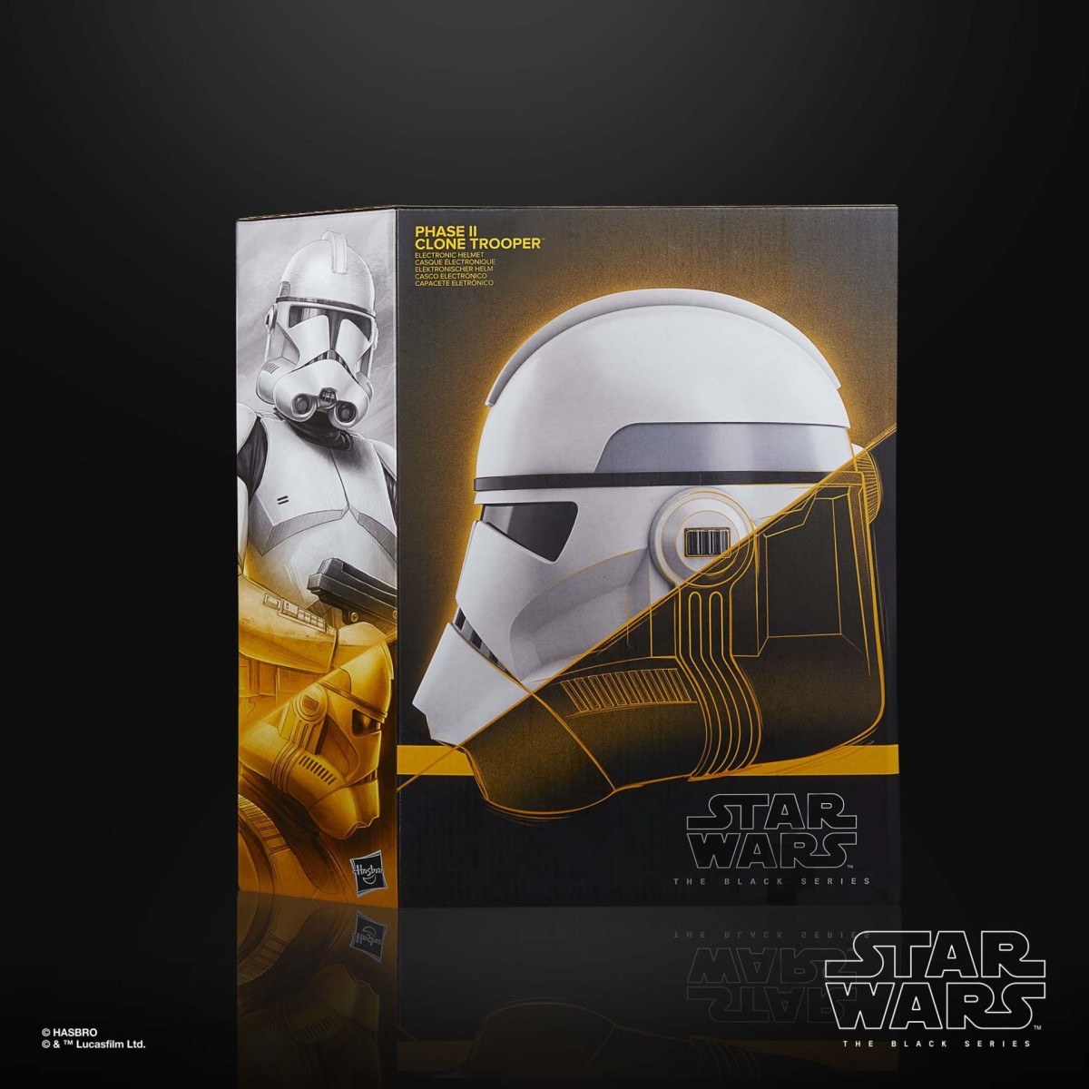 Hasbro - Elektronischer Premium-Helm Phase II Clone Trooper - Star Wars Black Series