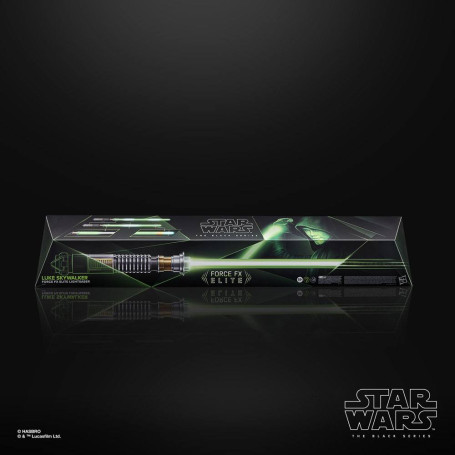 Hasbro - Luke Skywalker Force Fx Lightsaber Laserschwert - Black Serie Replica Elite