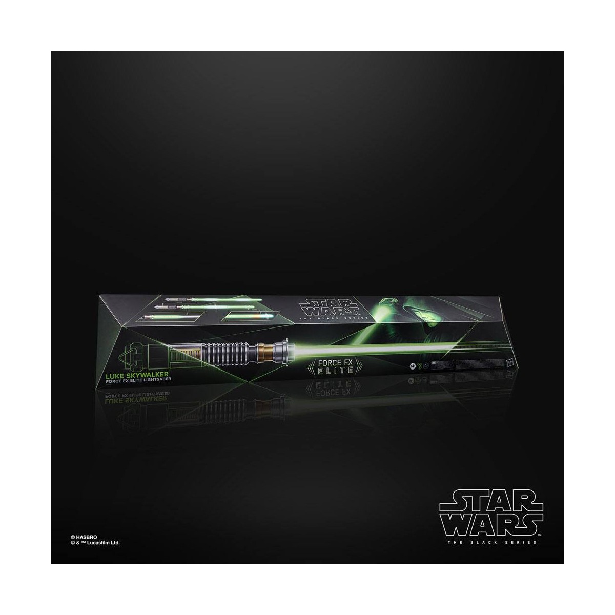Hasbro - Luke Skywalker Force Fx Lightsaber Laserschwert - Black Serie Replica Elite