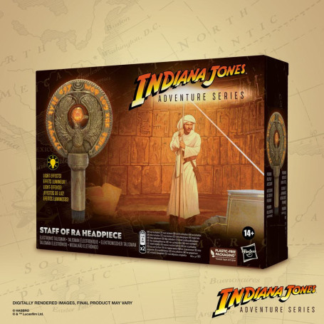 Hasbro - Medaillon mit dem Zepter des Ra - Indiana Jones Adventure Series: Raiders of the Lost Ark Replica 1/1