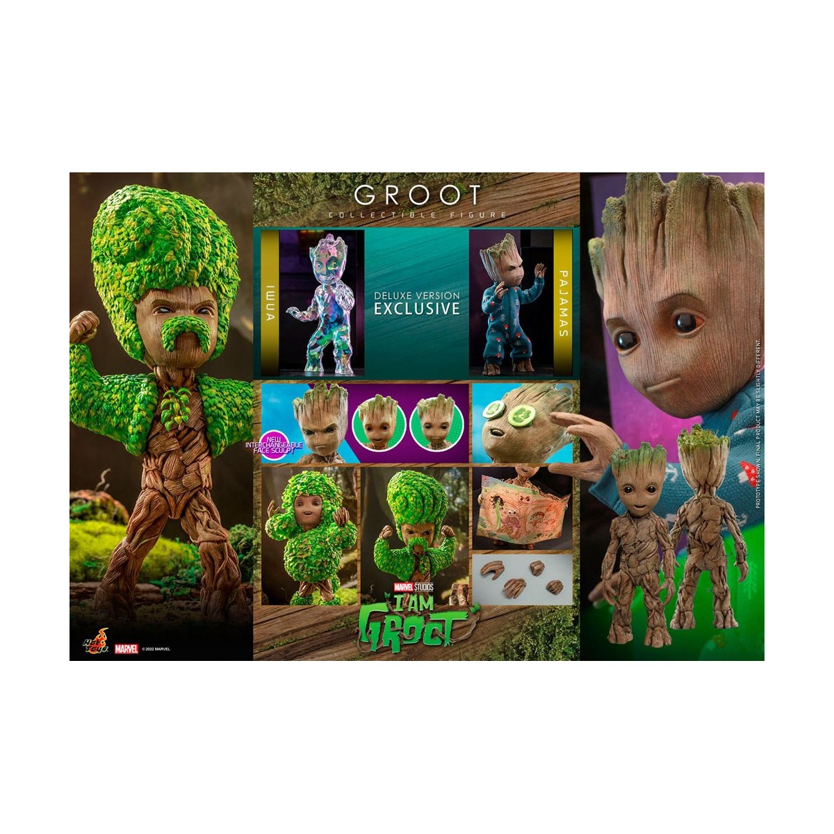 Hot Toys Movie Masterpiece - GROOT DELUXE - Ich heiße Groot - I'm Groot
