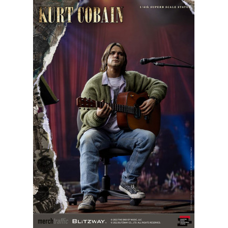 Prime 1 Studio/Blitzway - Kurt Cobain Statuette Superb Scale 1/4 Unplugged