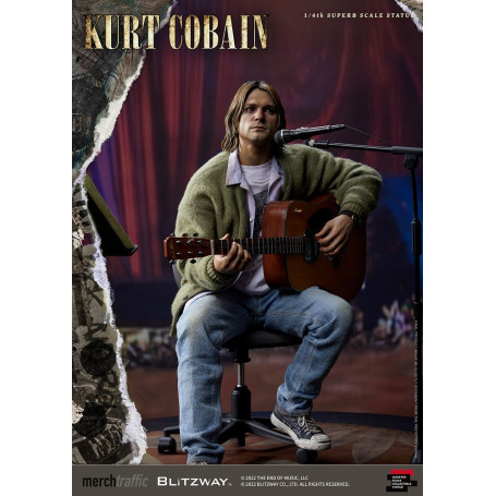 Prime 1 Studio/Blitzway - Kurt Cobain Statuette Superb Scale 1/4 Unplugged