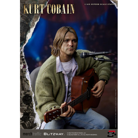 Prime 1 Studio/Blitzway - Kurt Cobain Statuette Superb Scale 1/4 Unplugged