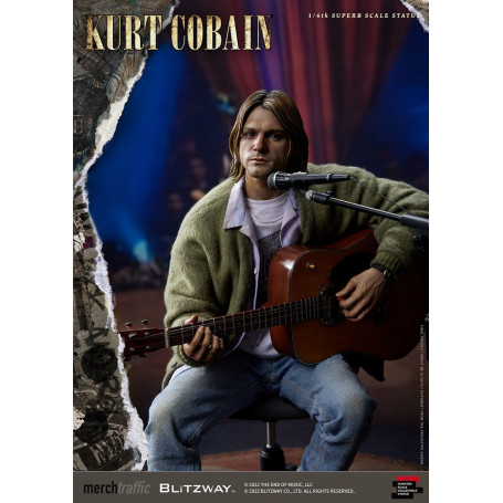 Prime 1 Studio/Blitzway - Kurt Cobain Statuette Superb Scale 1/4 Unplugged