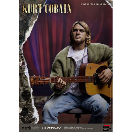 Prime 1 Studio/Blitzway - Kurt Cobain Statuette Superb Scale 1/4 Unplugged