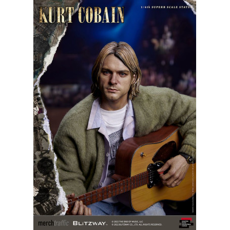 Prime 1 Studio/Blitzway - Kurt Cobain Statuette Superb Scale 1/4 Unplugged
