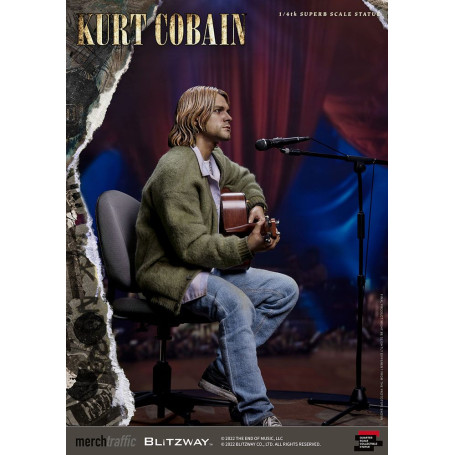 Prime 1 Studio/Blitzway - Kurt Cobain Statuette Superb Scale 1/4 Unplugged