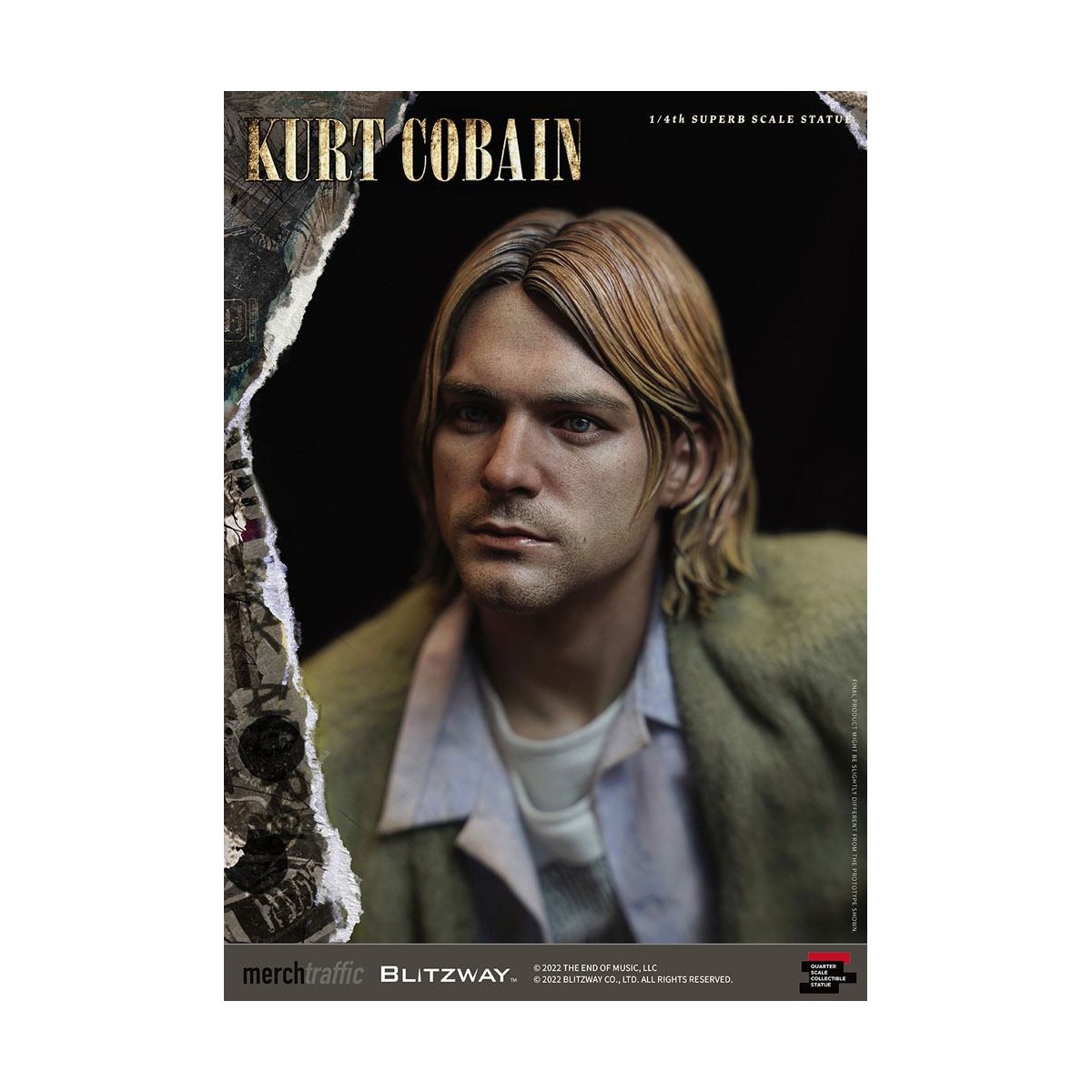 Prime 1 Studio/Blitzway - Kurt Cobain Statuette Superb Scale 1/4 Unplugged