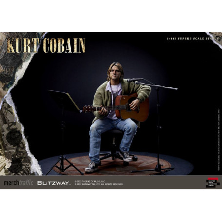 Prime 1 Studio/Blitzway - Kurt Cobain Statuette Superb Scale 1/4 Unplugged