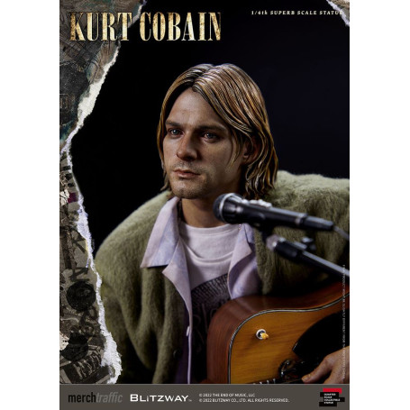 Prime 1 Studio/Blitzway - Kurt Cobain Statuette Superb Scale 1/4 Unplugged
