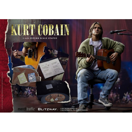 Prime 1 Studio/Blitzway - Kurt Cobain Statuette Superb Scale 1/4 Unplugged