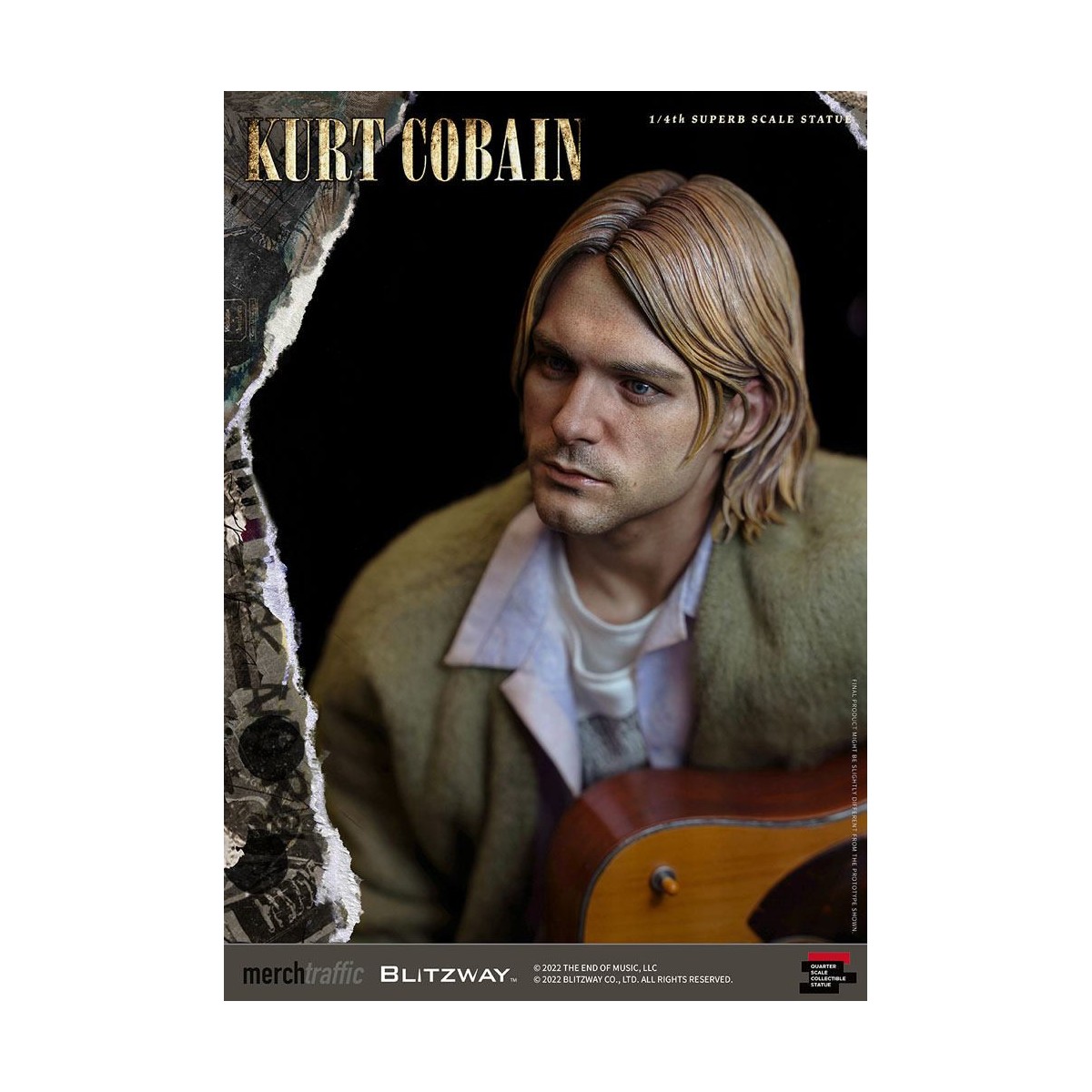 Prime 1 Studio/Blitzway - Kurt Cobain Statuette Superb Scale 1/4 Unplugged