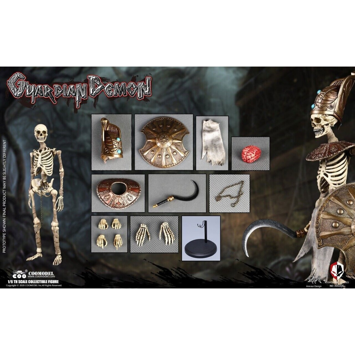 Coomodel Nightmare Series - Egypt Guardian Demon 1/6