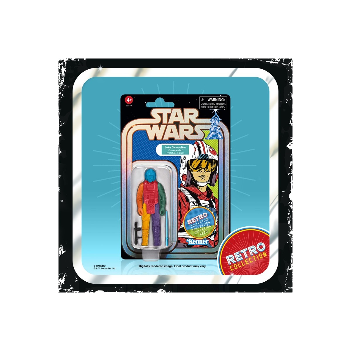 Hasbro - Luke Skywalker Snowspeeder Pilot Prototype Edition Set bestehend aus 6 Figuren - Star Wars The Retro Collection