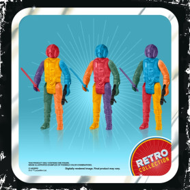 Hasbro - Luke Skywalker Snowspeeder Pilot Prototype Edition Set bestehend aus 6 Figuren - Star Wars The Retro Collection