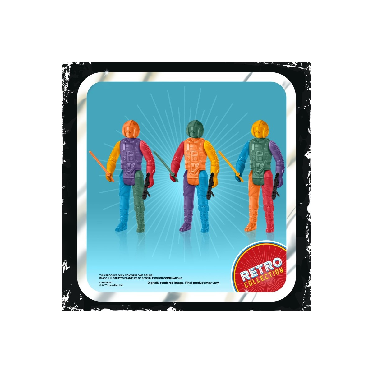 Hasbro - Luke Skywalker Snowspeeder Pilot Prototype Edition Set bestehend aus 6 Figuren - Star Wars The Retro Collection