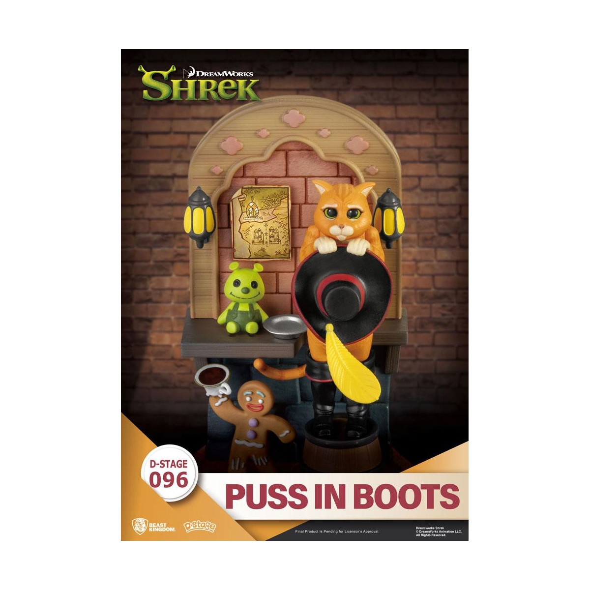 Beast Kingdom Shrek Diorama - Puss in Boots PVC D-Stage