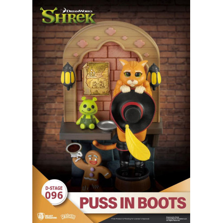 Beast Kingdom Shrek Diorama - Puss in Boots PVC D-Stage