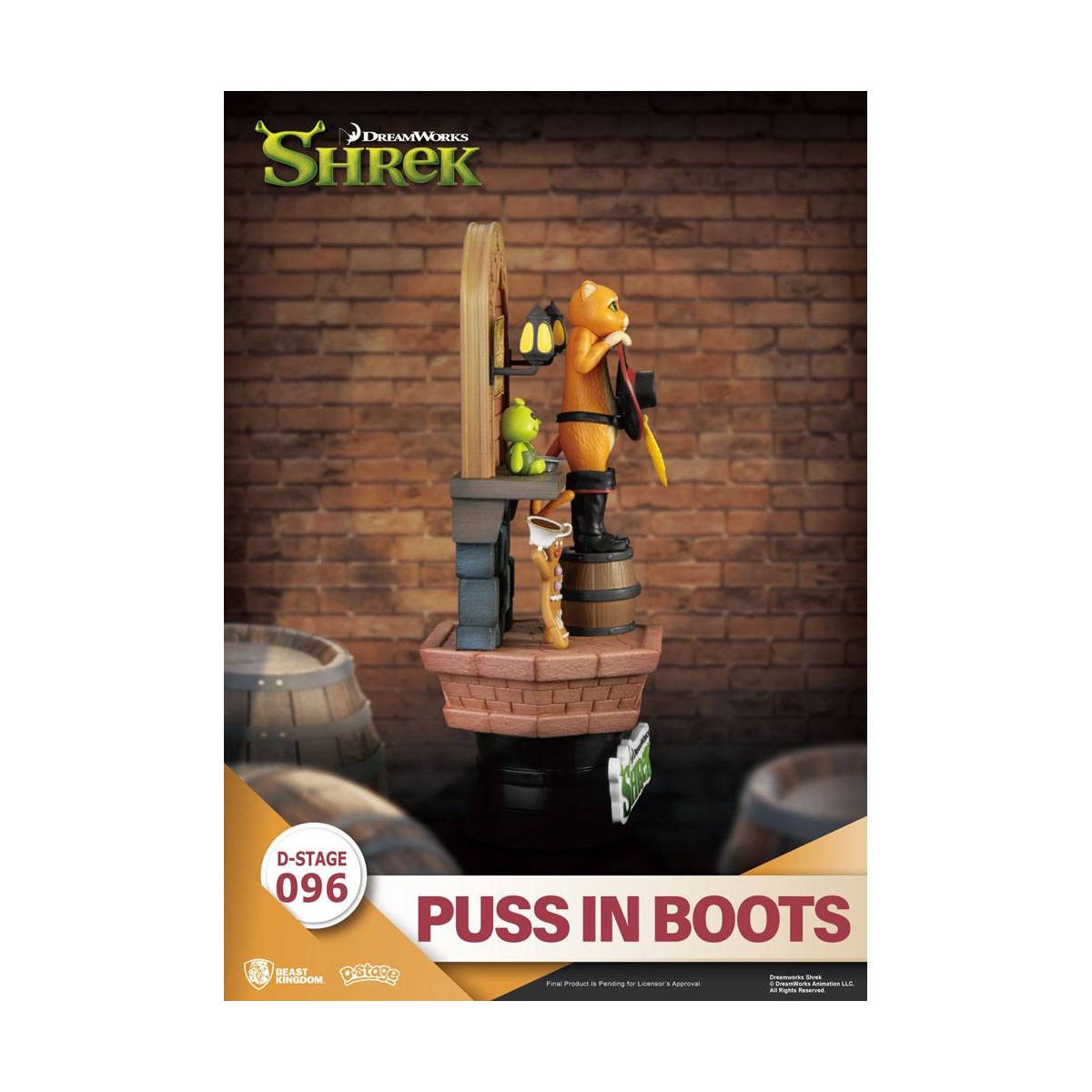Beast Kingdom Shrek Diorama - Puss in Boots PVC D-Stage
