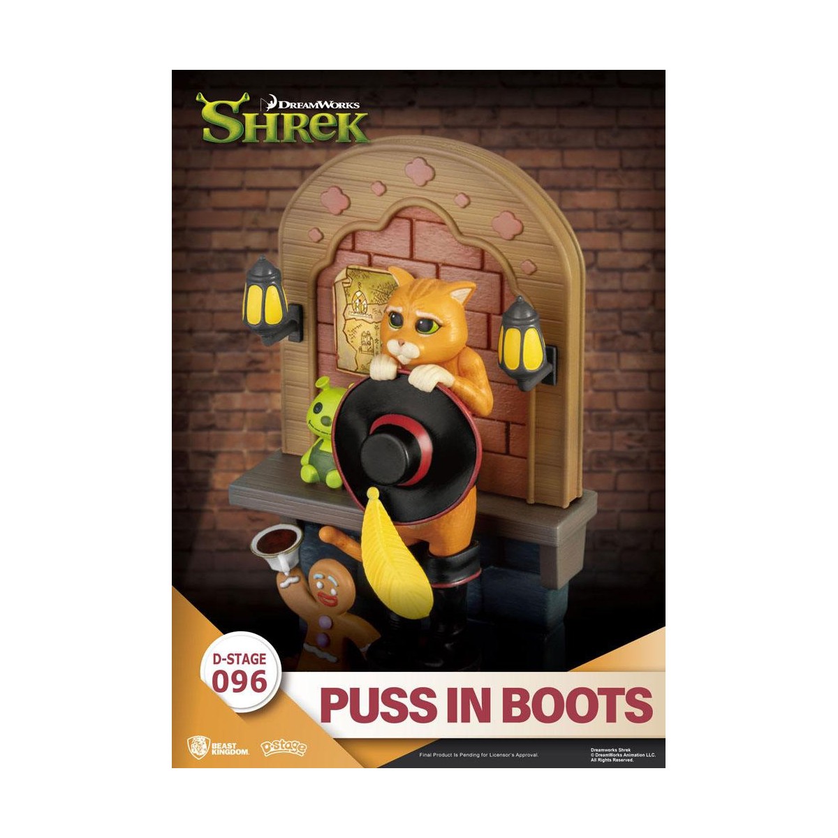 Beast Kingdom Shrek Diorama - Puss in Boots PVC D-Stage