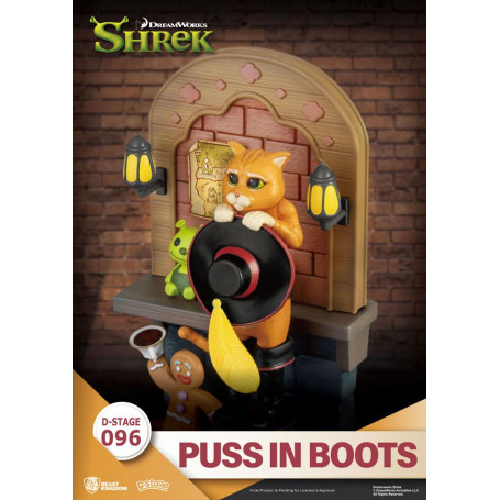 Beast Kingdom Shrek Diorama - Puss in Boots PVC D-Stage