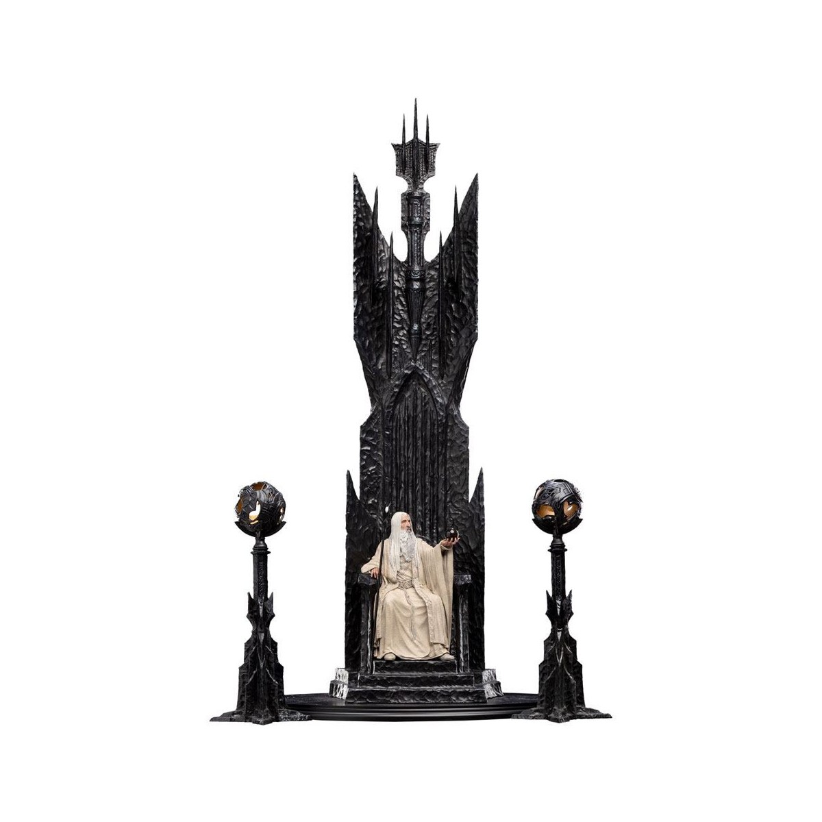Weta - Der Herr der Ringe - Saruman the White on Throne Statue 1/6