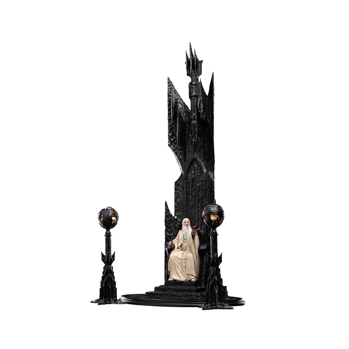Weta - Der Herr der Ringe - Saruman the White on Throne Statue 1/6