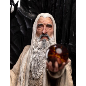 Weta - Der Herr der Ringe - Saruman the White on Throne Statue 1/6