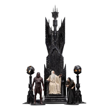Weta - Der Herr der Ringe - Saruman the White on Throne Statue 1/6