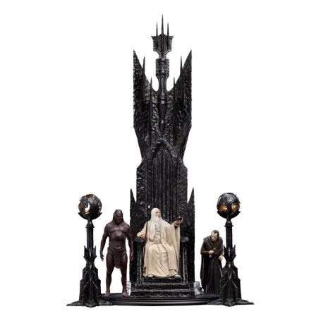 Weta - Der Herr der Ringe - Saruman the White on Throne Statue 1/6