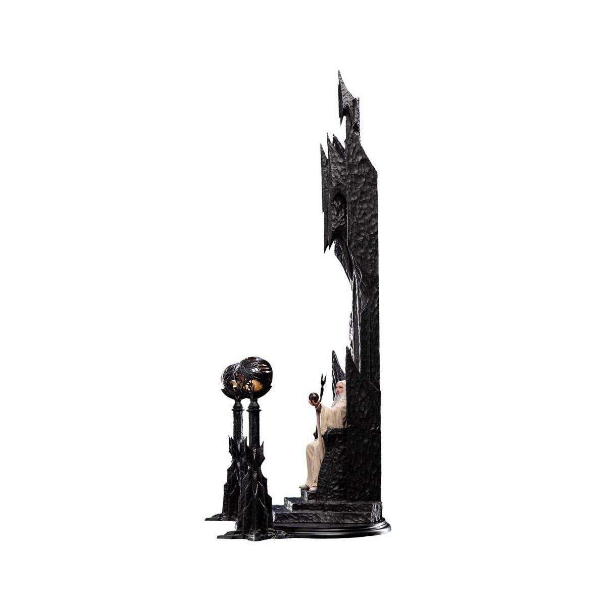 Weta - Der Herr der Ringe - Saruman the White on Throne Statue 1/6